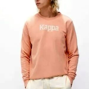 Kappa Men’s Peach Kappa Authentic Emmen Crew Neck Sweatshirt